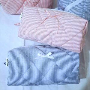 Fine Stripes Makeup Bag